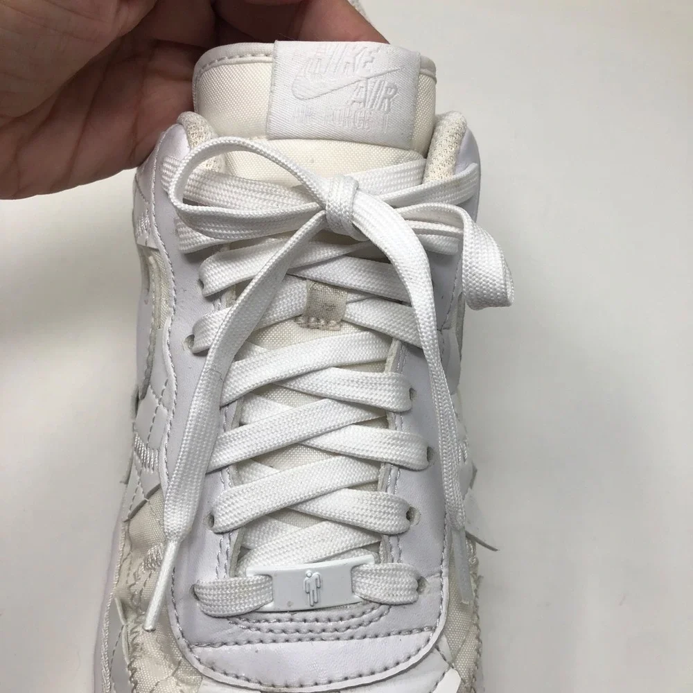 Nike Jordan Air Force 1 Billie Eilish Low Top Sneakers Mens 12 White Street‎